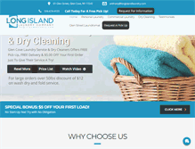 Tablet Screenshot of longislandlaundry.com